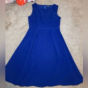 Blue Sleeveless Dress